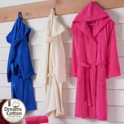 חלוקי רחצה פרימיום עם כובע Low twist