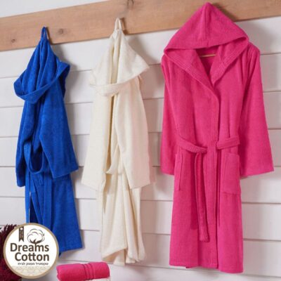 חלוקי רחצה פרימיום עם כובע Low twist