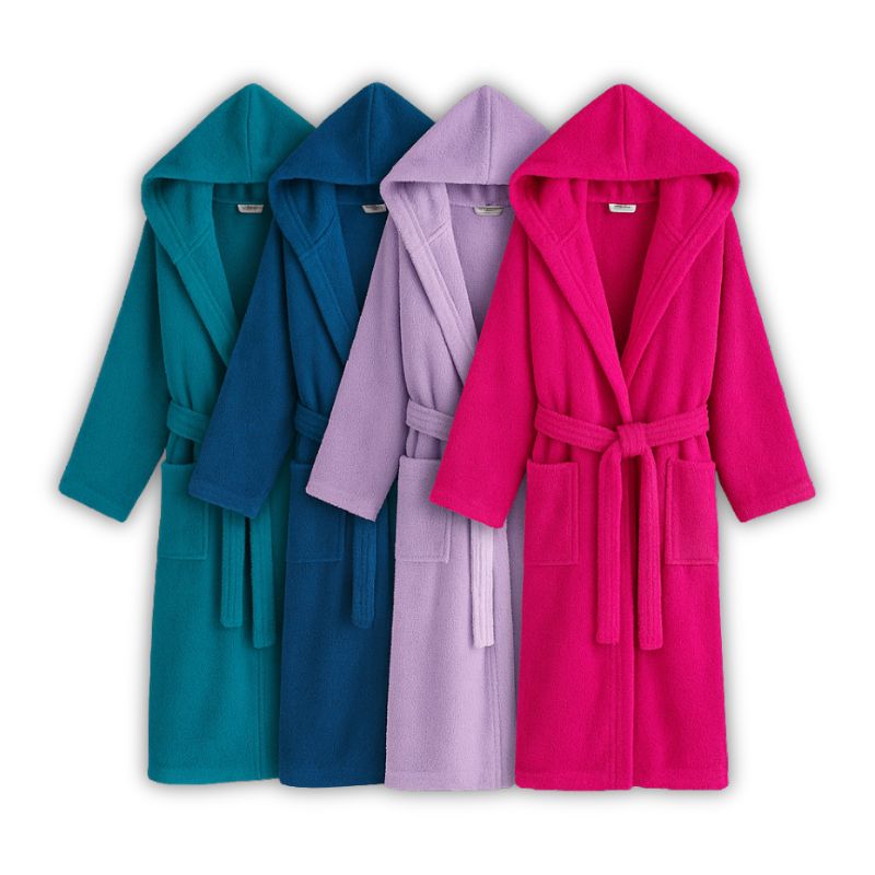 חלוקי רחצה לילדים עם כובע